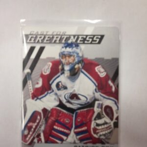 2022-23 UD synergy metalcast for greatness Patrick Roy
