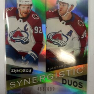 2022-2023 Upper Deck Synergy Synergistic Duos Landeskog/Rantanen /699