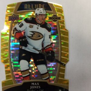 2019-20 UD Allure yellow taxi rookie Max Jones