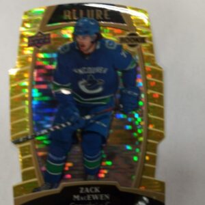 2019-20 UD Allure yellow taxi rookie Zack MacEven