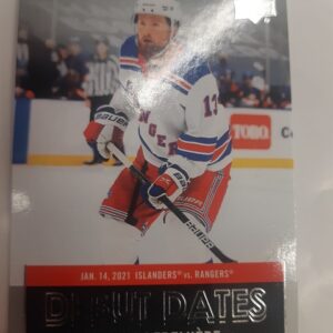 2021-22 Upper Deck Debut Dates Alexis Lafreniere