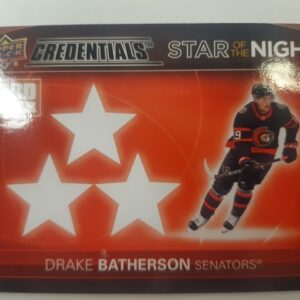 2021-22 Upper Deck Credentials Star of the Night Drake Batherson