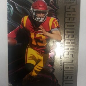 2021-22 SkyBox Metal Universe Metal Shredders Caleb Williams