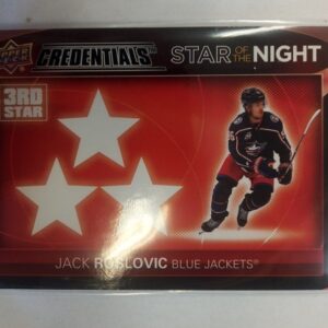 2021-2022 Upper Deck Credentials Star of the Night Jack Roslovic