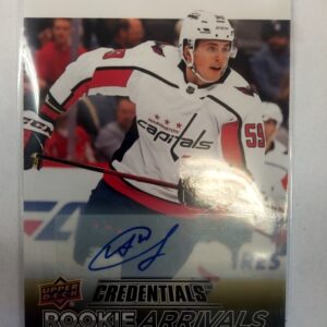 2021-2022 Upper Deck Credentials Rookie Arrivals Signature Aliaksei Protas