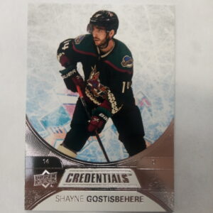 2021-2022 Upper Deck Credentials Shayne Gostisbehere
