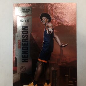 2022 SkyBox Metal Universe Scoot Henderson