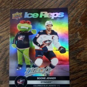 2023-24 UD MVP ice reps Boone Jenner