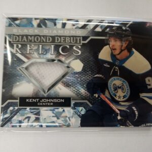 2022-23 UD black diamond diamond debut relics Keth Johnson