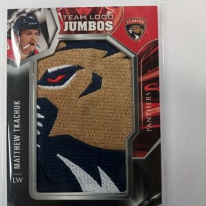 2022-23 black diamond Matthew Tkachuk team logos jumbos