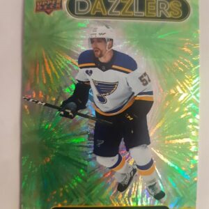 2021-22 Upper Deck Series 1 Dazzlers Green David Perron