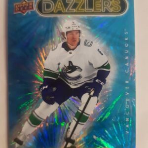 2021-22 Upper Deck Series 1 Dazzlers Blue Brock Boeser
