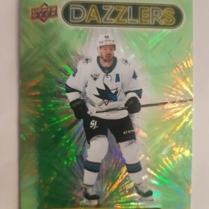 2021-22 Upper Deck Series 1 Dazzlers Green Tomas Hertl