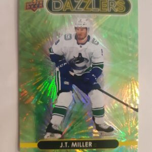 2021-22 Upper Deck Series 1 Dazzlers Green J.T. Miller
