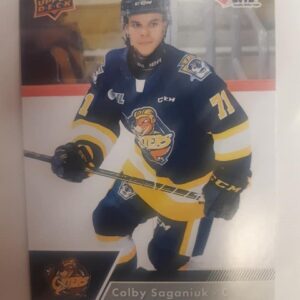 2022-23 Upper Deck CHL Colby Saganiuk
