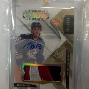 2017-18ultimate collection hockey autographed threads Pierre-luc Dubois