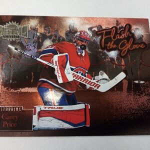 2022-23 nhl metal universe sky box flash the glove Carey Price