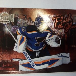 2022-2023 Upper Deck Skybox Metal Universe Flash the Glove Jordan Binnington
