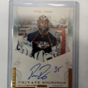 2011 panini Pekka Rinne private signings