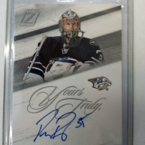 2011 panini Pekka Rinne signature