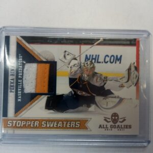 2011 panini Stopper sweaters Pekka Rinne all goalies