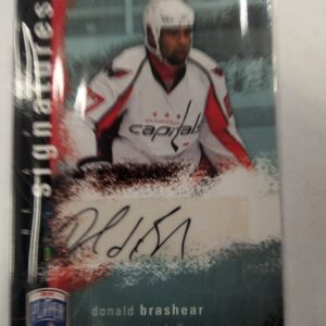 2007-08 UD be player signatures Donald Brashear