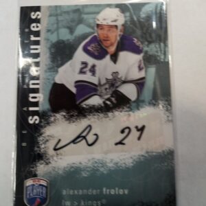 2007-08 UD be player signatures Alexander Frolov