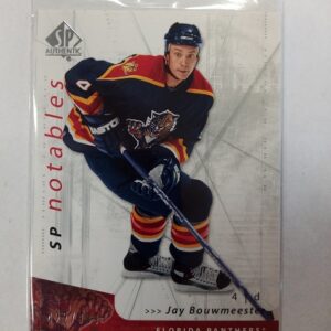 2006-07 UD sp authentic notables Jay Bouwmeester