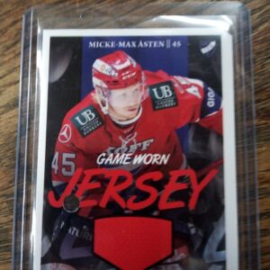 2021-22 sm-liiga game worn jersey Micke-Max Åsten redeption