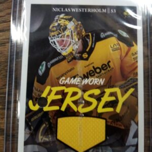 2021-22 sm-liiga game worn jersey Niclas Westerholm redeption
