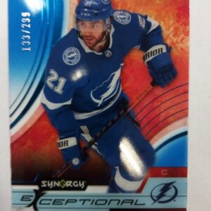2021-2022 Upper Deck Synergy Exceptional Phenoms Brayden Point /299