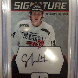 2021-2022 Cardset SM-Liiga Signature Samuel Helenius /125