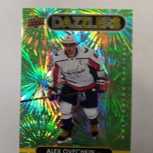 2021-22 UD series 1 dazzlers green Alex Ovechkin