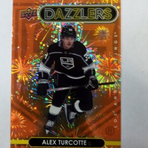 2021-22 UD series 1 dazzlers orange Alex Turcotte