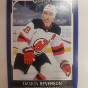 2021-22 O-Pee-Chee Blue Border Damon Severson