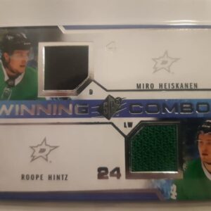 2021-22 SPx Winning Combos Miro Heiskanen Rooper Hintz