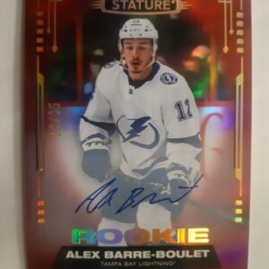 2021-22 Upper Deck Stature Rookie Autographs Red /35 Alex Barre-Boulet
