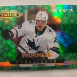 2021-22 Upper Deck Stature Rookie Excellence Green /125 Lane Pederson