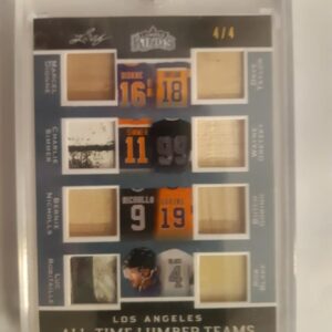 2016 Leaf Los Angeles All-Time Lumberjacks 4/4 Gretzky-Dionne-