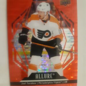 2022-23 Upper Deck Allure Red Rainbow Joel Farabee