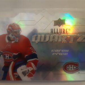 2022-23 Upper Deck Allure Quartz die-cut Carey Price