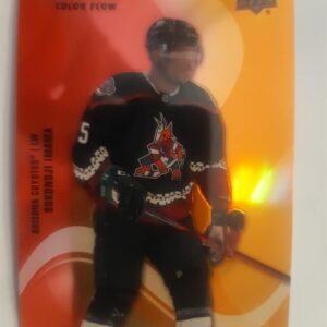 2022-23 Upper Deck Allure Color Flow Red-Orange Bokondji Imama