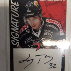 2022 Cardset SM-Liiga Signature Jerry Turkulainen /100