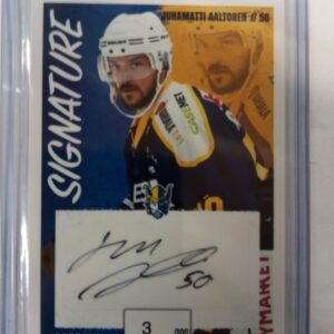 2022-23 Cardset SM-Liiga signature Juhamatti Aaltonen