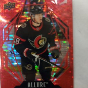 2022-23 UD allure red rainbow Tim Stutzle