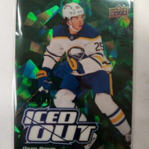 2022-23 UD allure iced out green Owen Power x/99
