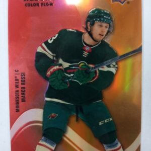 2021-22 UD allure color flow red orange Marco Rossi