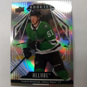 2021-22 UD allure rookies Fredrik Karlstrom