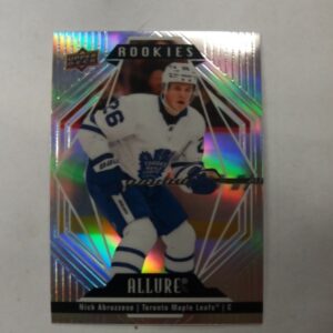 2021-22 UD allure rookies Nick Abruzzese