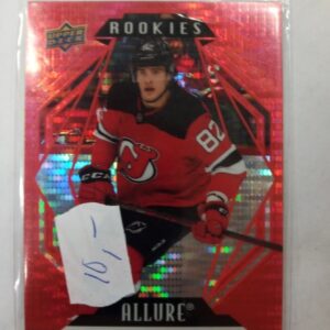 2022-23 UD allure rookies Nikita Okhotiuk red rainbow